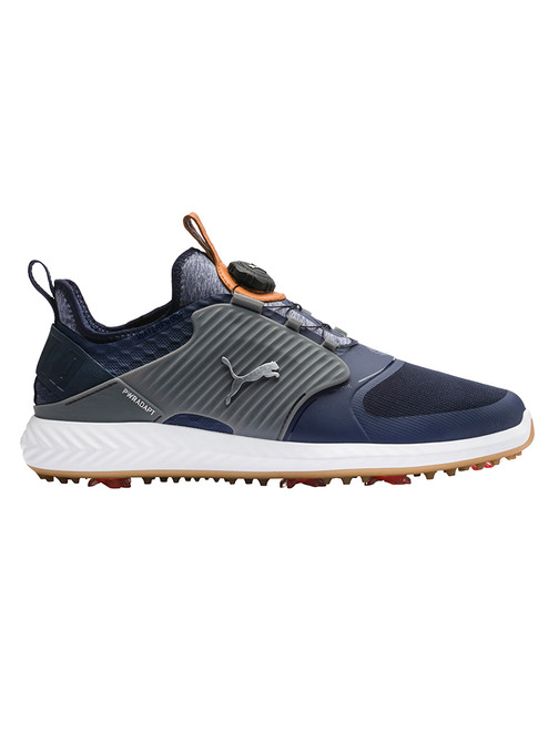 Puma IGNITE PWRADAPT Caged DISC Golf Shoes - Peacoat/Silver/Quite Shade
